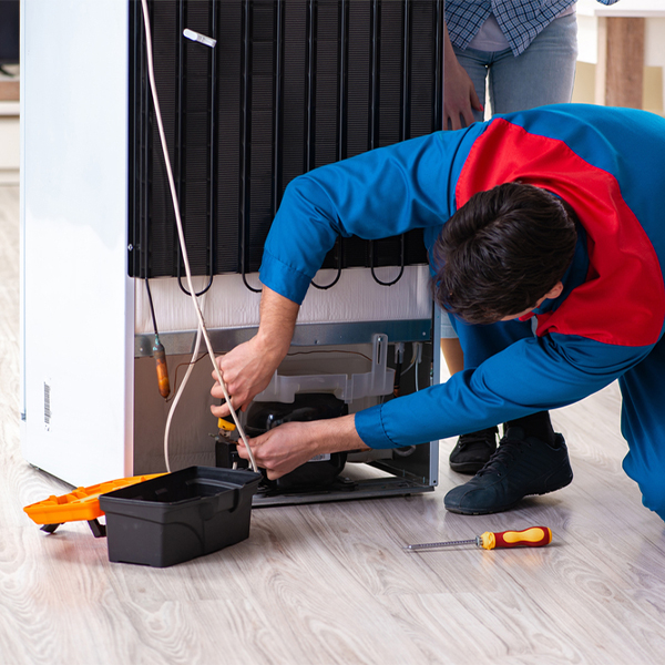 how much do you charge for refrigerator repair services in Bruning Nebraska